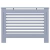 vidaXL Pokrov za radiator antraciten 112x19x81,5 cm mediapan