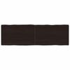 vidaXL Mizna plo&scaron;ča te. rjava 160x50x(2-4)cm obdelana trdna hrastovina