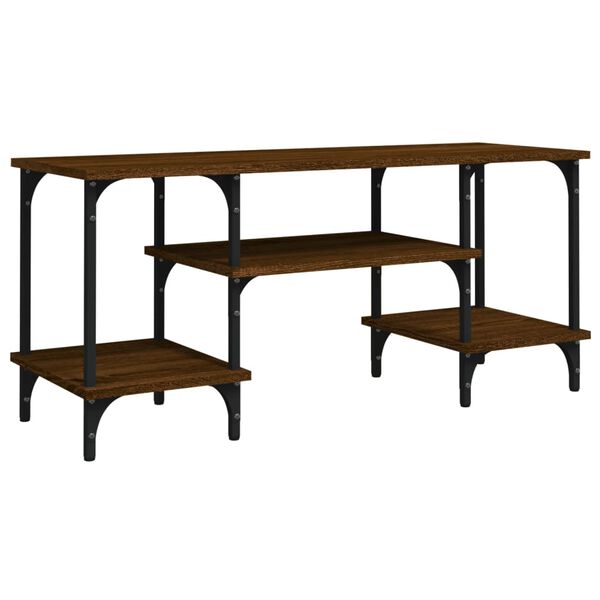 vidaXL TV omarica rjav hrast 102x35x45,5 cm inženirski les