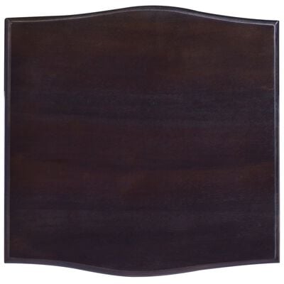 vidaXL Nočna omarica svetlo črna 40x40x45 cm trden mahagonijev les
