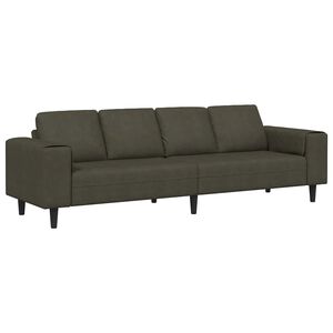 vidaXL Dnevna soba kavč Voja&scaron;ka zelena 250 x 77 x 76 cm