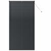 vidaXL Venecijanske žaluzije Črna 220 x 115 cm Aluminij