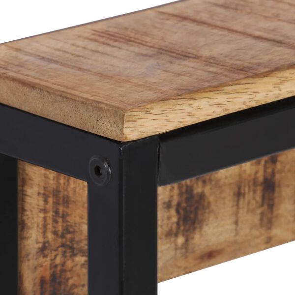 vidaXL Stojalo za pla&scaron;če 87x10x27 cm robusten mangov les