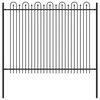 vidaXL Spike Lok Ograja DRONTEN 200 x 200 cm Pra&scaron;no lakirano jeklo