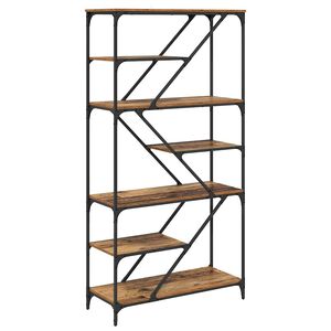 vidaXL Knjižna polica Star les 91 x 36 x 176 cm Konstruiran les