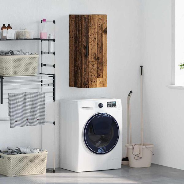 vidaXL Stenska omara Star les 34,5 x 34 x 90 cm Konstruiran les