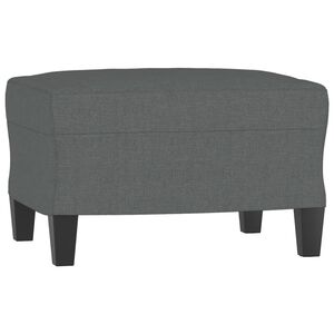 vidaXL Stolček za noge temno siv 60x50x41 cm blago