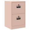 vidaXL Kabinet za datoteke s predalom Roza 45,5 x 42 x 74,5 cm