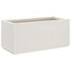 vidaXL Vrtno cvetlično korito belo 80x36x35 cm PP