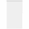 vidaXL Rolo zatemnjena bela 130x210cm &Scaron;irina tkanine 126,6cm poliester