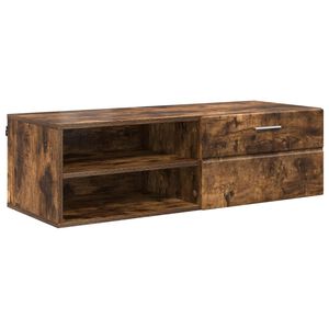 vidaXL Lesena omara Dimljeni oreh 100,5 x 39 x 30 cm Konstruiran les