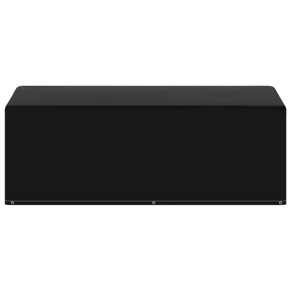 vidaXL Pokrivalo za plinski žar s 6 obročki 170x90x60 cm