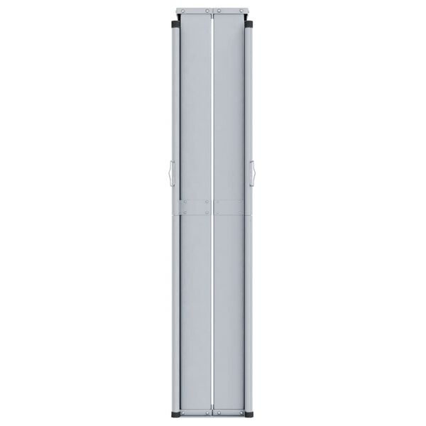 vidaXL Zložljiva stranska tenda rjava 100x1000 cm