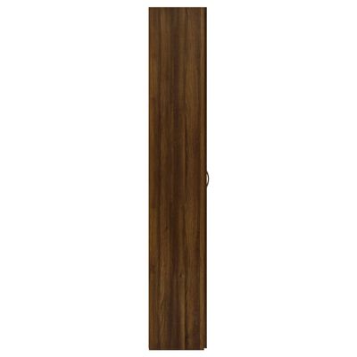 vidaXL Pisarniška omara rjavi hrast 60x32x190 cm konstruiran les