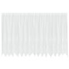 vidaXL Čipkasta Zavesa z zavesami Bela 140 x 400 cm Poliester
