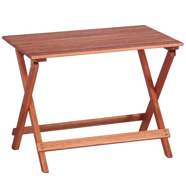 vidaXL Zunanja jedilna garnitura za otroke 4-delna trden evkaliptus