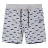 Otro&scaron;ke kratke hlače z vrvico svetlo siva melange 116