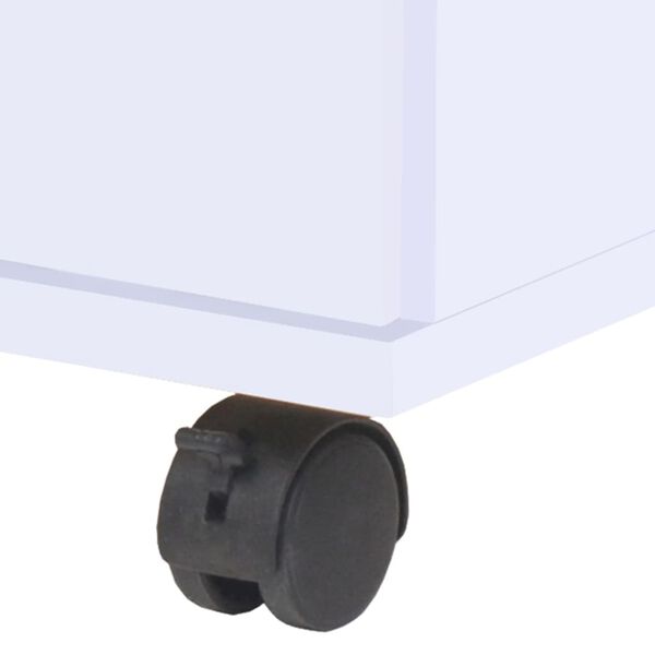 vidaXL Predalnik 33x45x60 cm bele barve