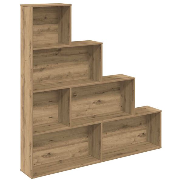 vidaXL Knjižna omara artisan hrast 157x24x160 cm inženirski les