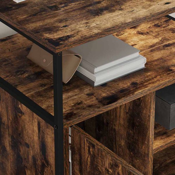 vidaXL Omara z polnilno postajo Dimljeni oreh 61 x 46 x 67 cm