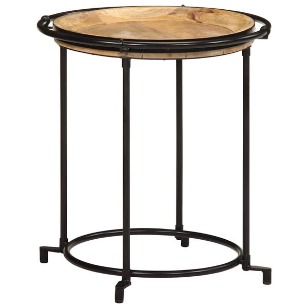 vidaXL 2 kosa stranske mize Solid Wood Mango