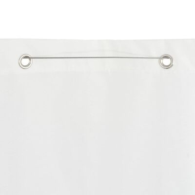 vidaXL Balkonsko platno belo 80x240 cm tkanina Oxford