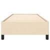 vidaXL posteljni okvir brez vzmetnice Cream 90x200 cm Tkanina