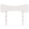 vidaXL Vzglavje bela 75 cm trdna borovina