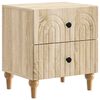 vidaXL Nočna omarica Sonoma hrast 43 x 34,5 x 48 cm Inženirski les
