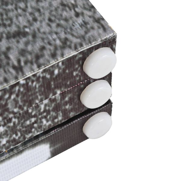 vidaXL Zložljiv paravan 200x170 cm londonski avtobus črn in bel