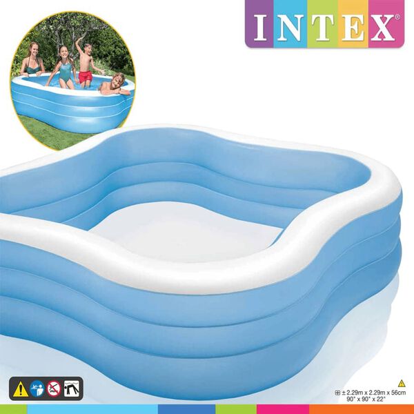 Intex Swim Center Bazen Beach Wave 229x229x56 cm 57495NP