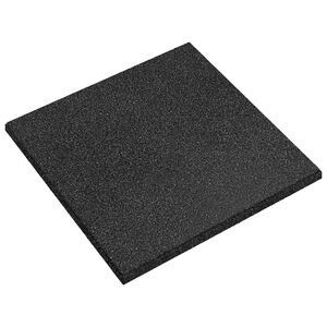 vidaXL Plo&scaron;čice za za&scaron;čito pred padci 6 kos Črna 50 x 50 cm Guma