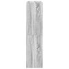 vidaXL Regal za čevlje siva sonoma 60x25x100 cm inženirski les