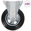 vidaXL Fiksna kolesa 32 kosov 160 mm