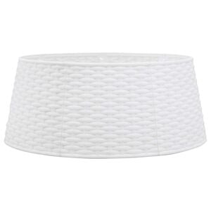 vidaXL Božično krilo za jelko belo &Oslash;56x23 cm plastika