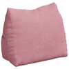 vidaXL Poglavni vzglavnik Roza 45 x 20 x 35 cm Žametna tkanina