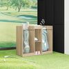 vidaXL Golf omara Enobarvno Sonoma hrast 102 x 45 x 85,5 cm