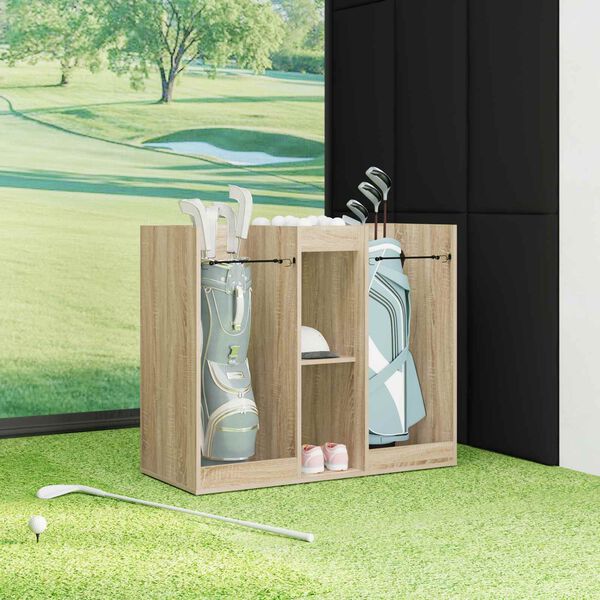 vidaXL Golf omara Enobarvno Sonoma hrast 102 x 45 x 85,5 cm