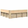 vidaXL Polica postelja sonoma hrast 180 x 200 cm Konstruiran les