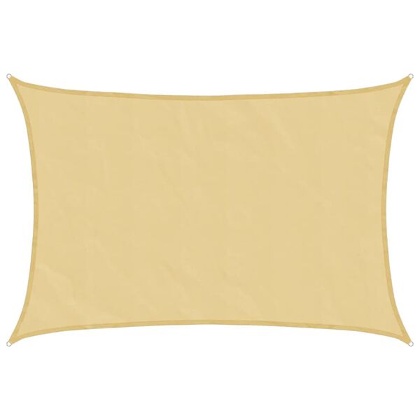 vidaXL Senčno jadro pe&scaron;čeno 4,5x3,5 m 100 % poliester oxford