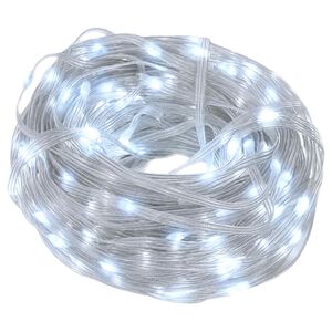 vidaXL Veriga lučk 150 LED Hladno bela 15 m
