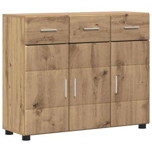 vidaXL Strani &scaron;al FLORIN 88,5 x 30,5 x 73 cm Umetni hrast