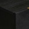vidaXL Komoda črn 60x33x75 cm inženirski les