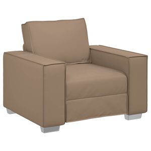 vidaXL Sofa stol Kapučino 100 cm Umjetno usnje