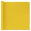 vidaXL Balkonsko platno rumeno 90x300 cm HDPE