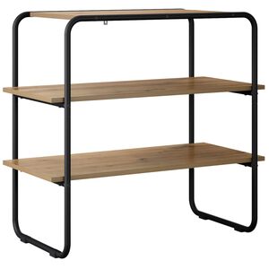vidaXL Konzolna miza Artisan hrast 60 x 41 x 75 cm Inženirski les
