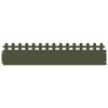 vidaXL Robniki za trato 10 kos 103 x 0,05 x 22 cm Jeklo Olivno zelena