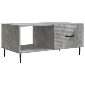 vidaXL Klubska miza Betonsko siva 90 x 50 x 40 cm Inženirski les