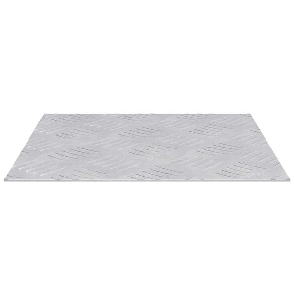 vidaXL Stopnice Kvadrat 2 pcs srebrna 30 x 30 cm Aluminij