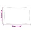 vidaXL Zunanje blazine 4 kosi 60x40 cm roza